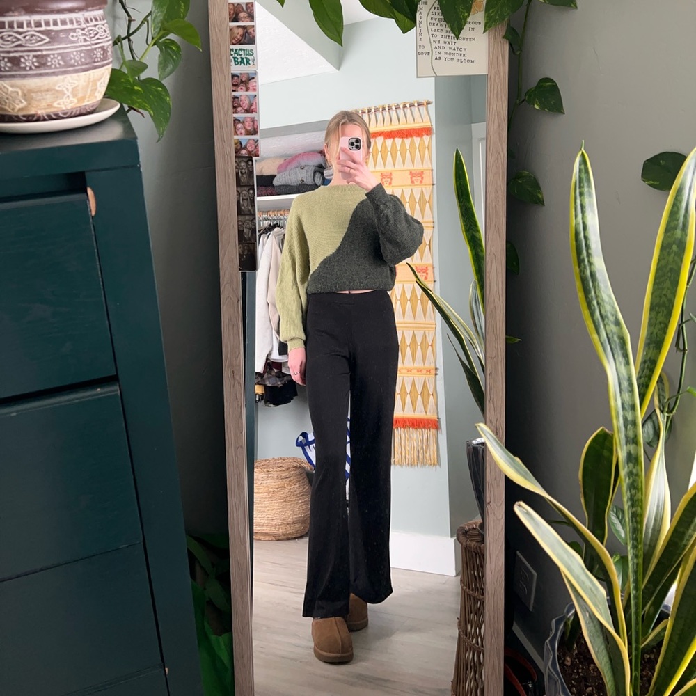 Green sweater